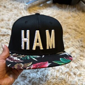 Black Cap with Tropical Brim